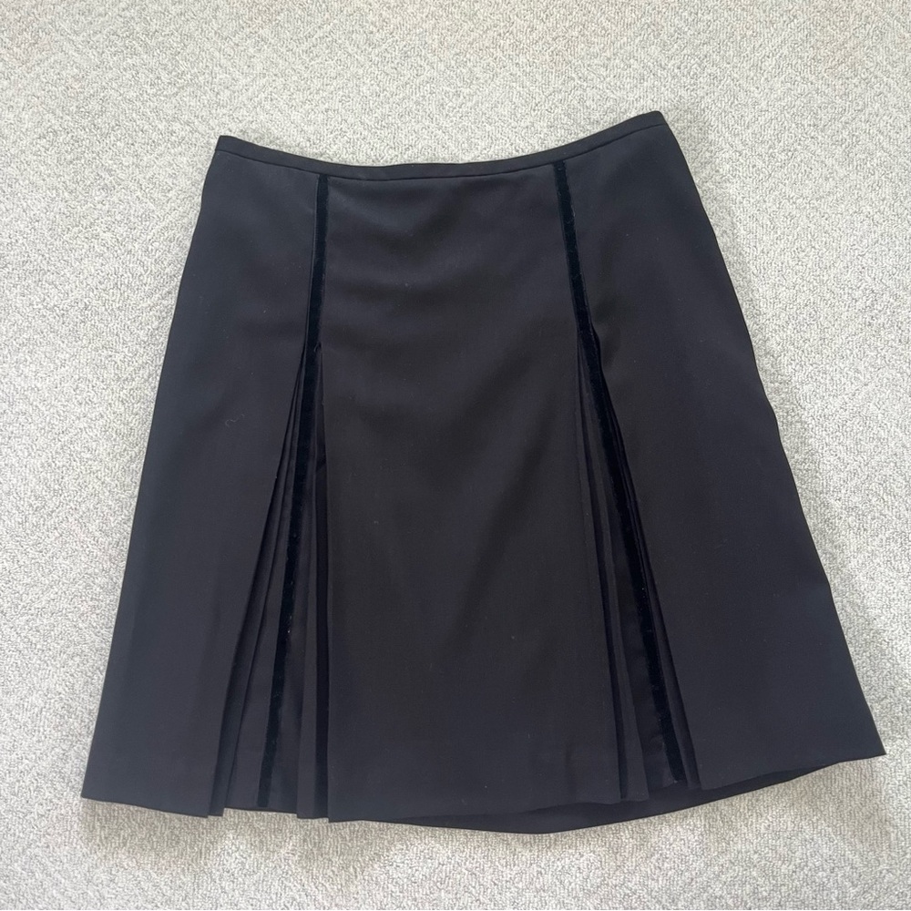 J. McLaughlin Pleated Skirt in Black